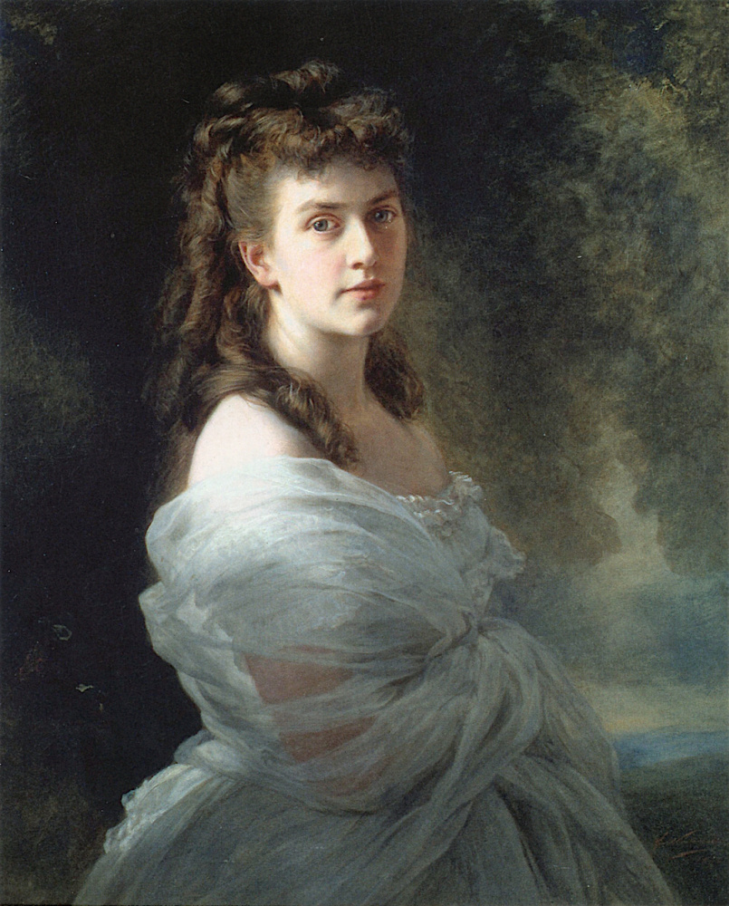 Franz Xaver Winterhalter. Alexandrina von Shlippenbah, nee Metzler,