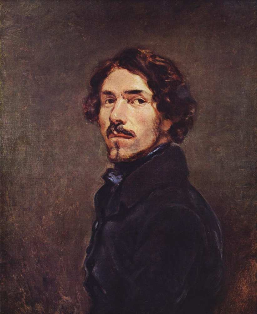 Eugene Delacroix. Self-portrait