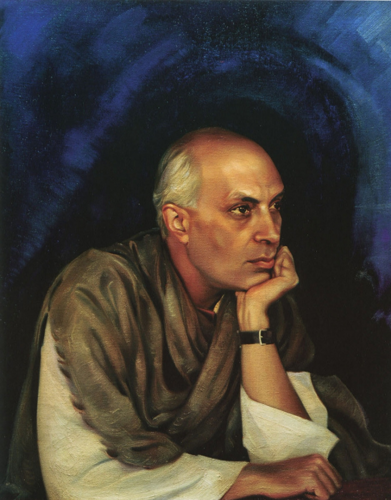 Svyatoslav Nikolaevich Roerich. Pandit Jawaharlal Nehru