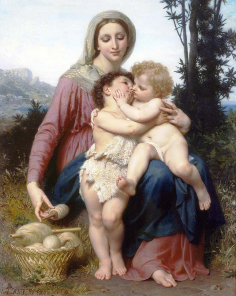 William-Adolphe Bouguereau. 神圣的家庭