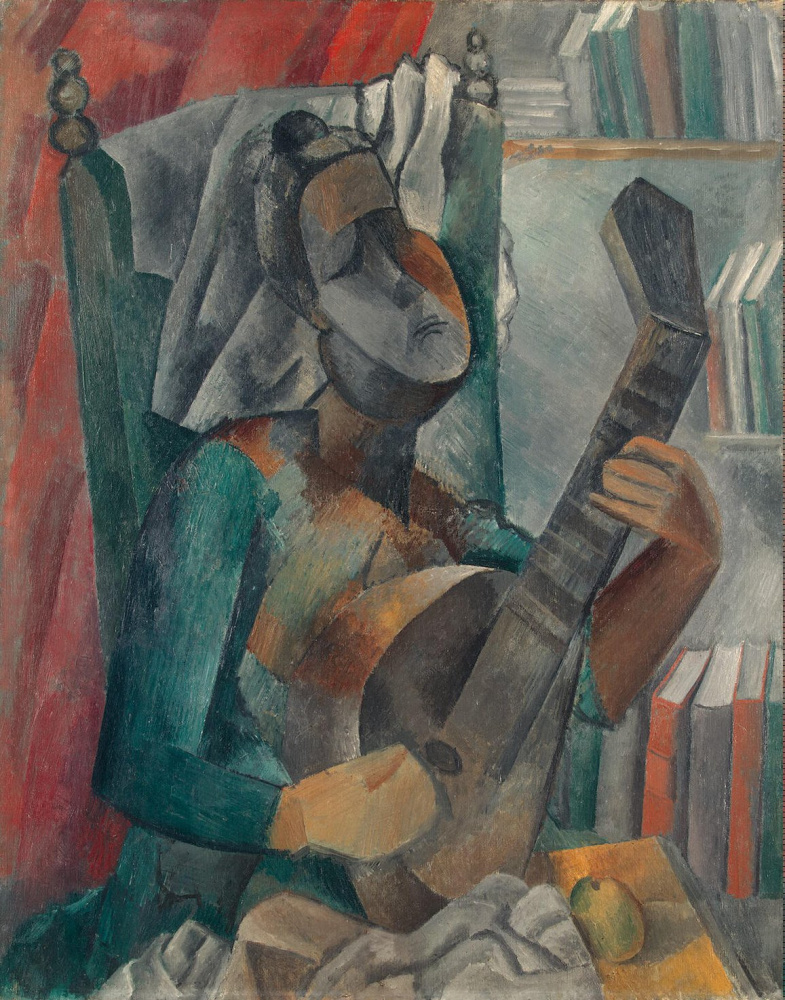 Pablo Picasso. Woman with a mandolin