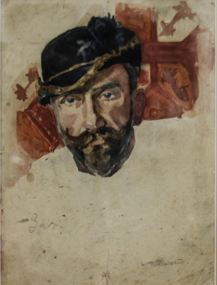 Nikolai Andreevich Shelyuto. Retrato del artista