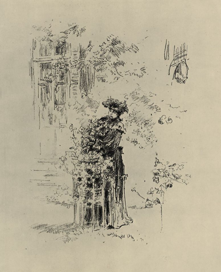 James Abbot McNeill Whistler. Beautiful gardener