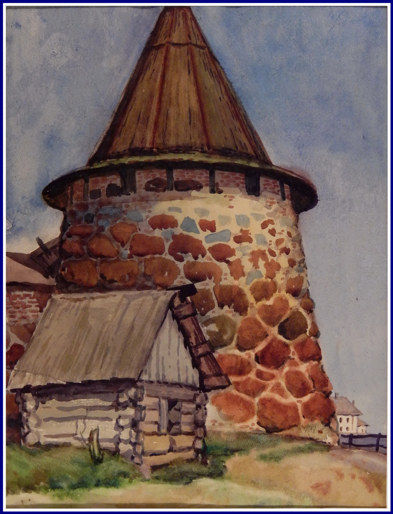 Victor Georgievich Efimenko. Tower on Balaam. 1972