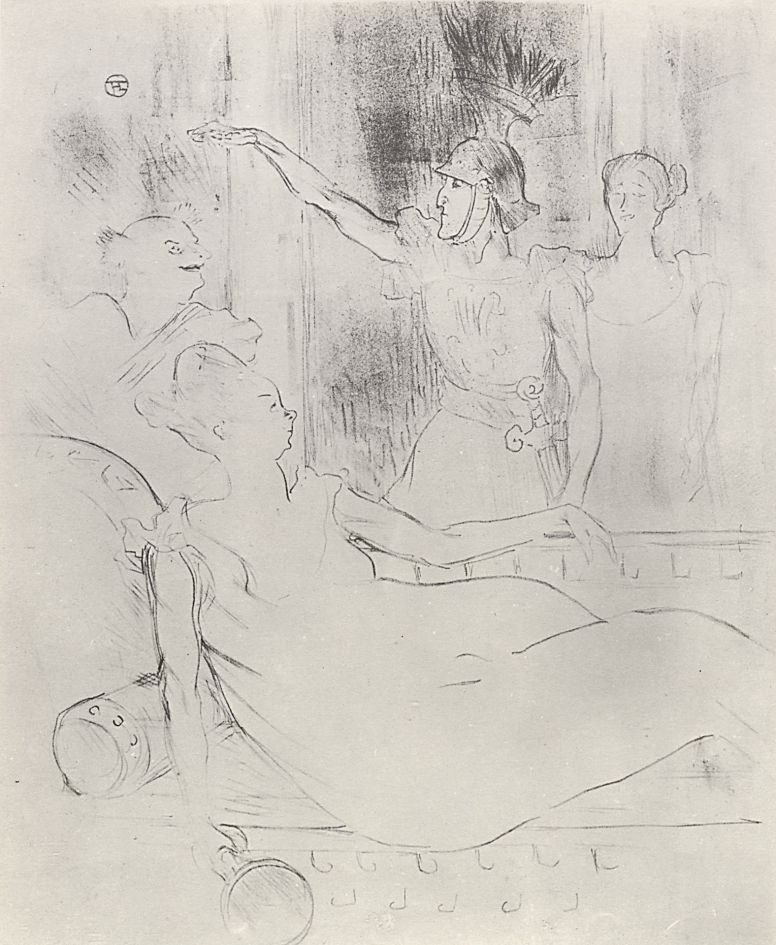 Henri de Toulouse-Lautrec. Farce after the Antiquities