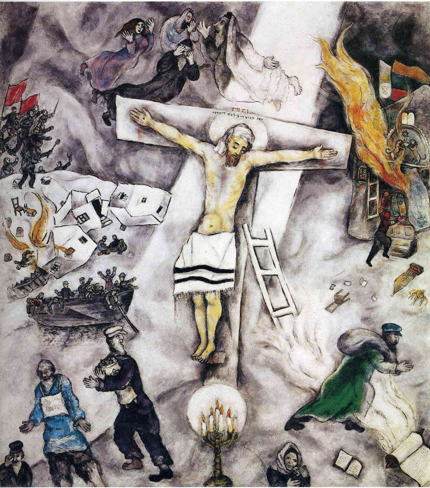Marc Chagall. White crucifixion