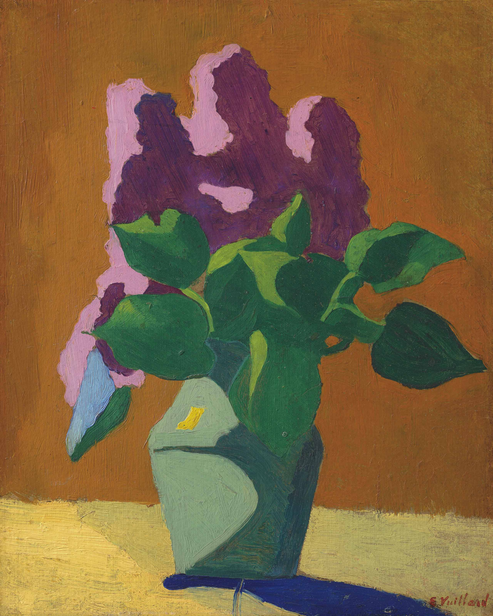 Lilac, 1890, 28×35 cm by Jean Edouard Vuillard: History, Analysis