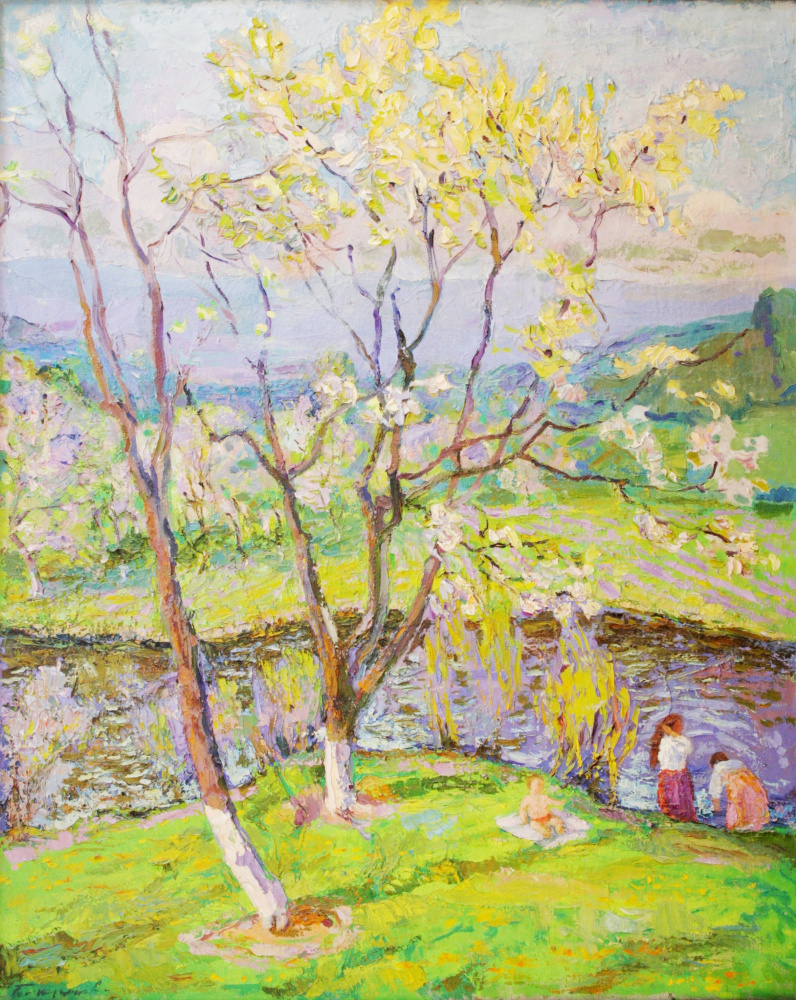 Irina Mikhailovna Beklemisheva. Landscape blooming