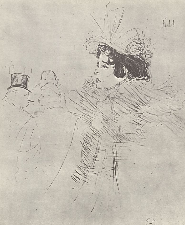 Henri de Toulouse-Lautrec. Miss May Belfort à l'Irish and American Bar