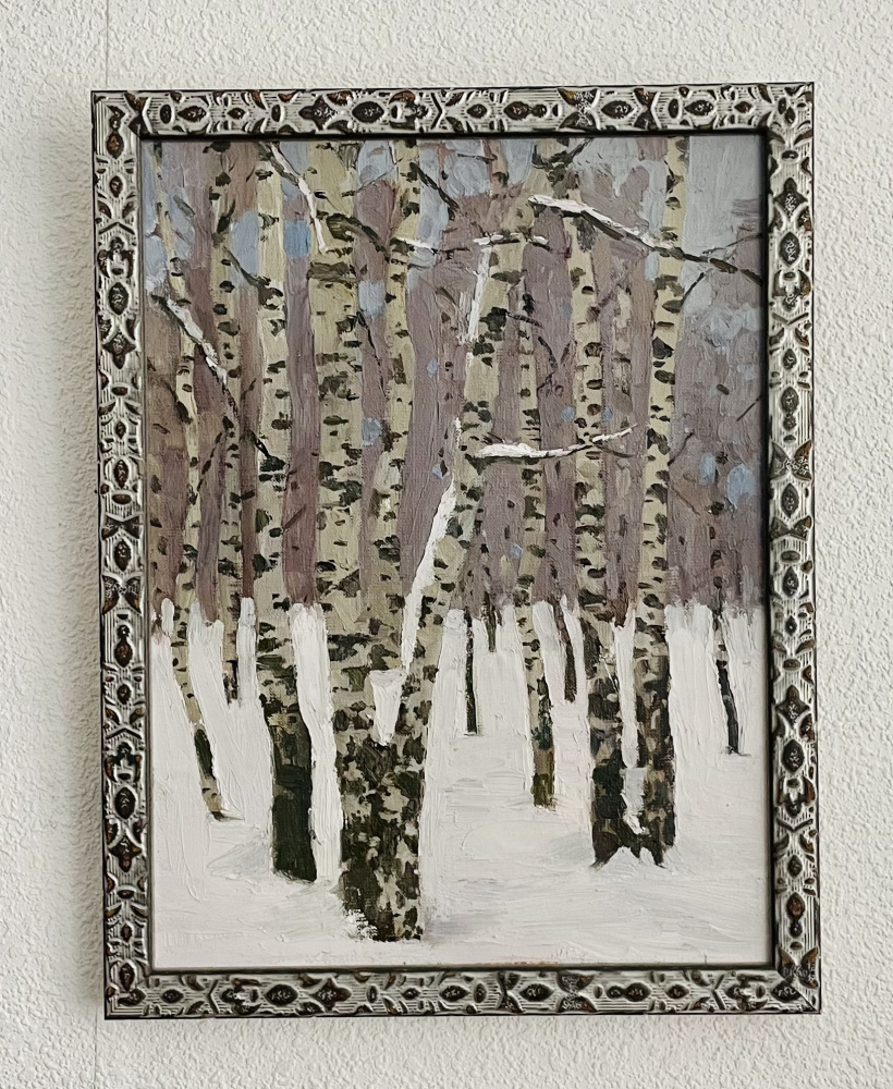 Daniil Yurievich Belyaev. Winter birches