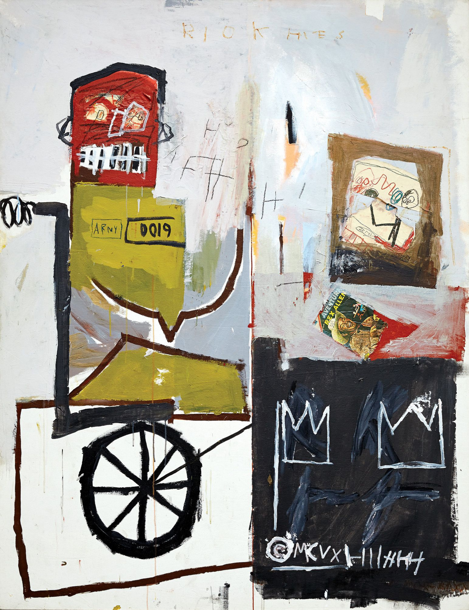 Number 4, 1981, 137×167 cm by Jean-Michel Basquiat: History
