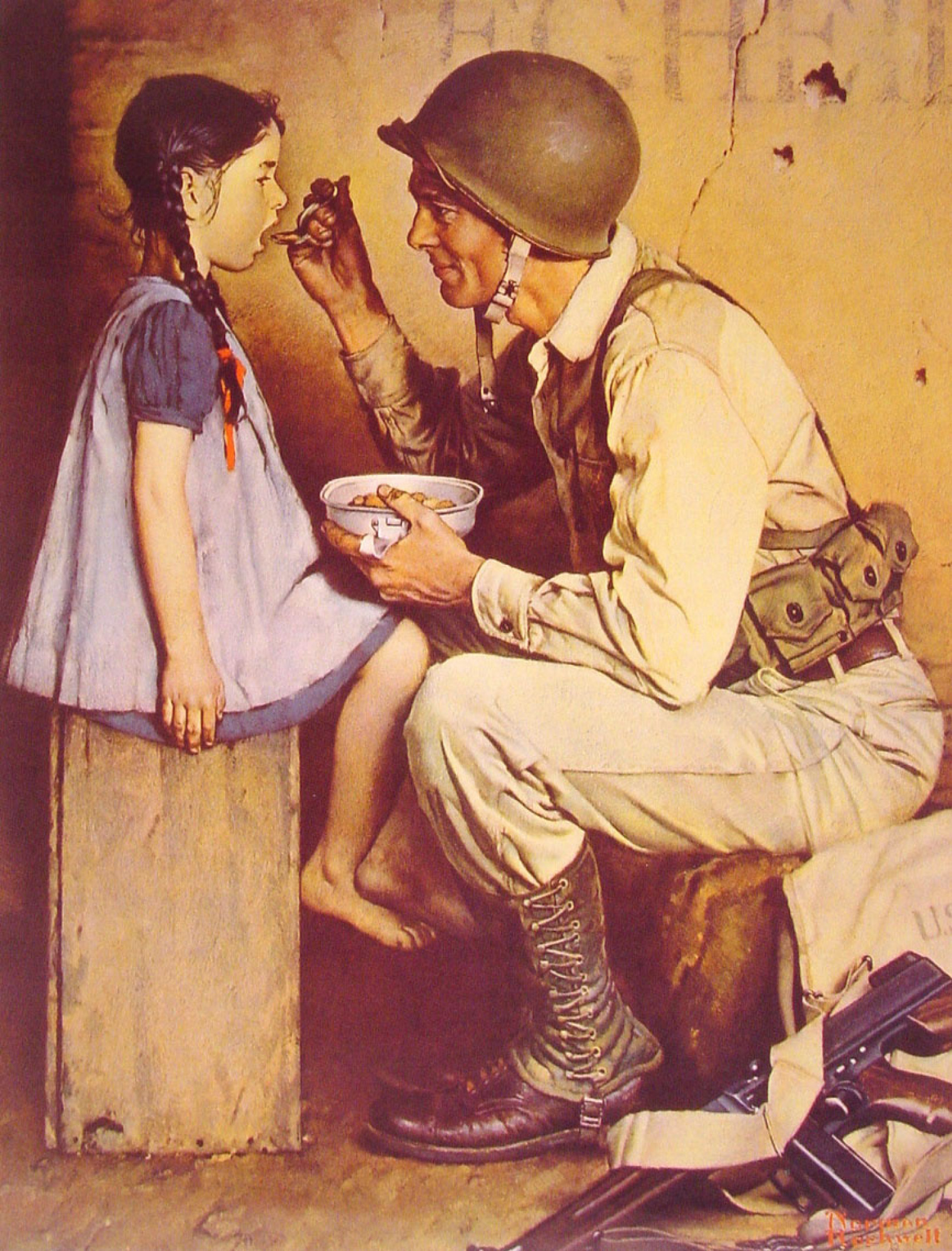 The American way, 1944 by Norman Rockwell: History, Analysis