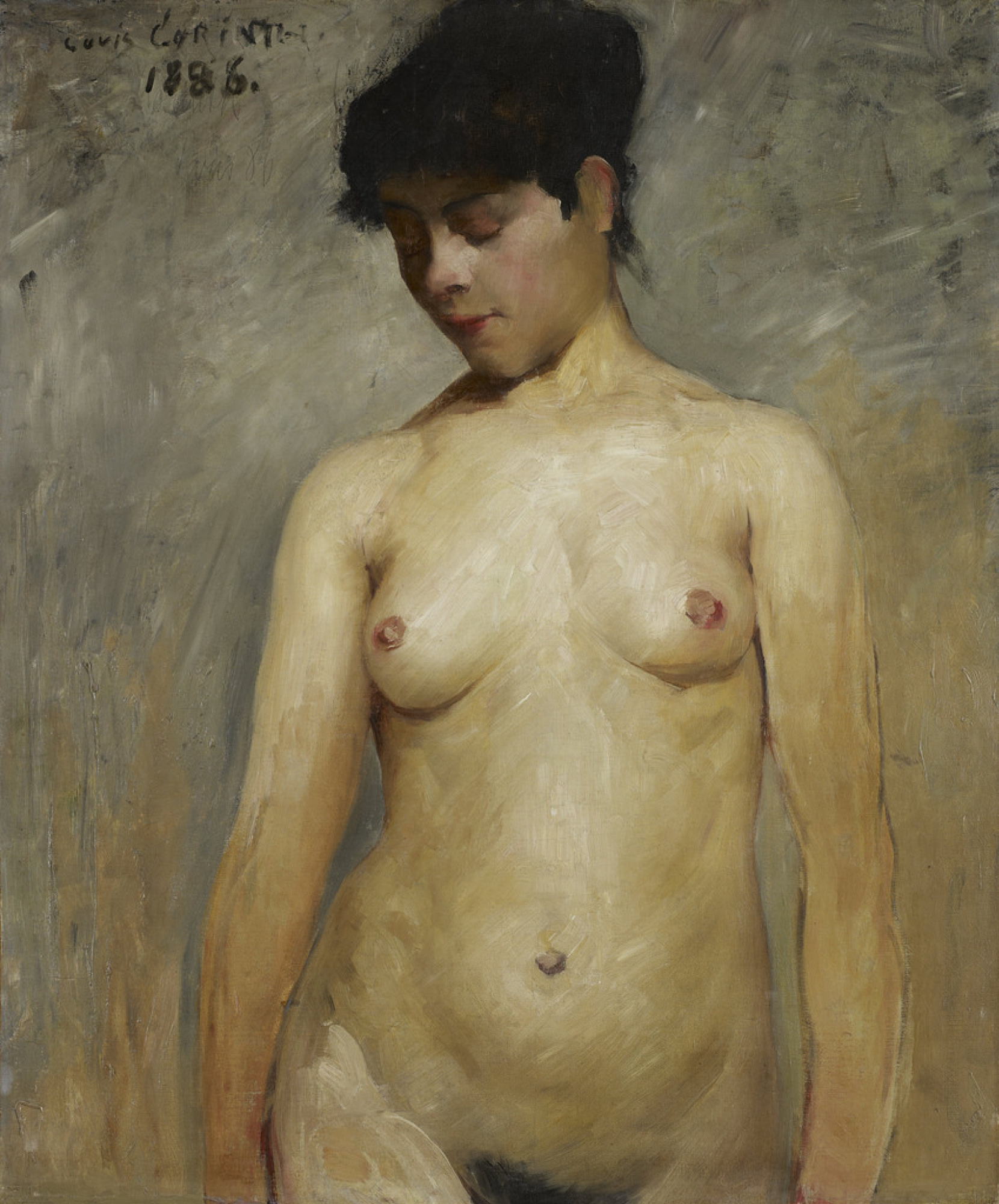 Lovis Corinto Chica desnuda, 1886: Descripción de la obra | Arthive