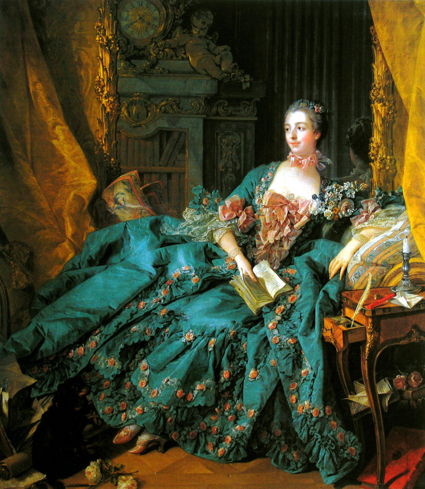 Francois Boucher. 蓬巴杜夫人的肖像