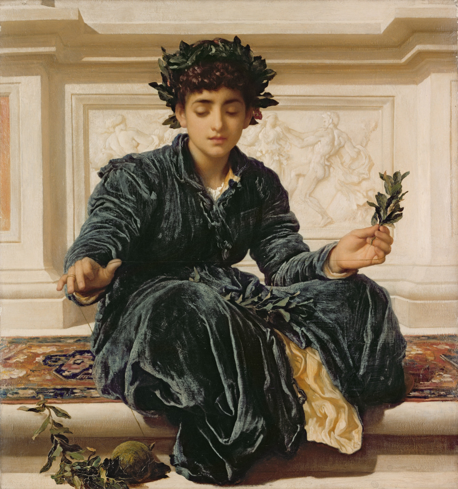 Frederic Leighton. Weaving the Wreath