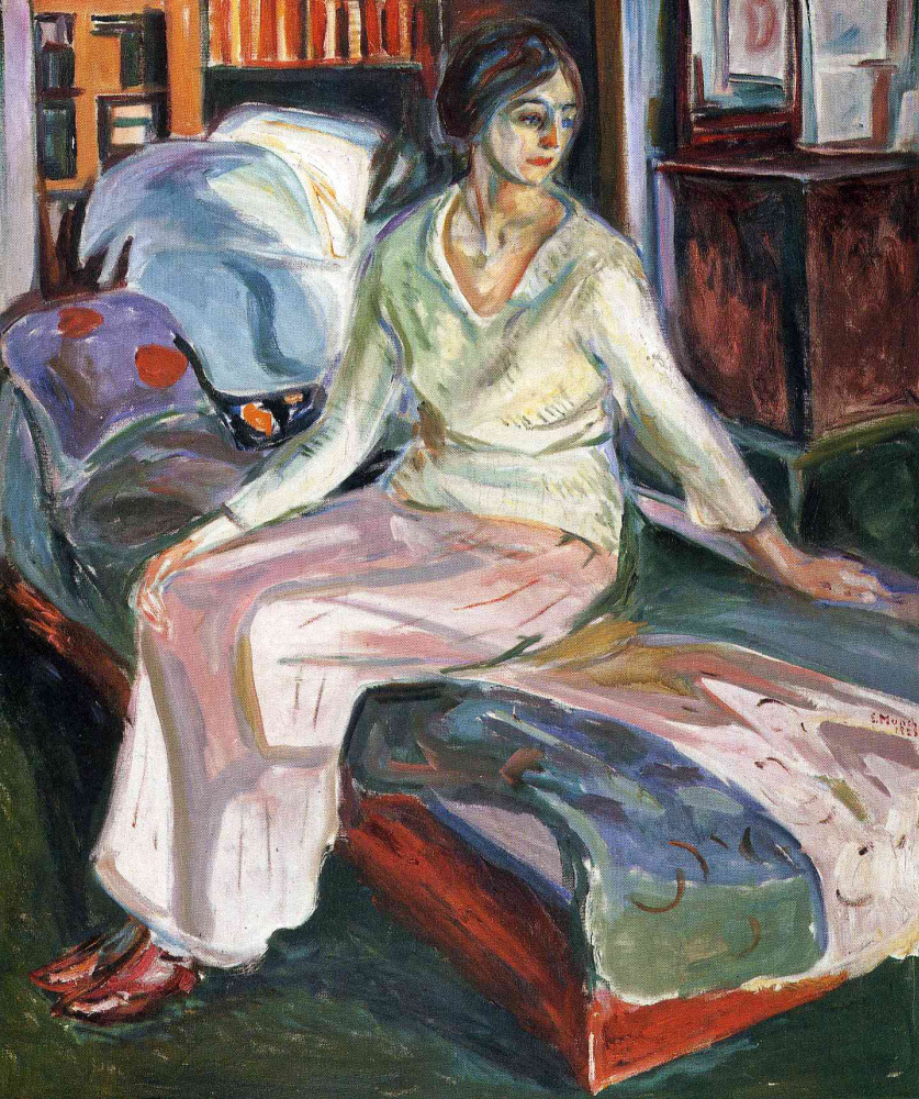 Edward Munch. Model on the couch