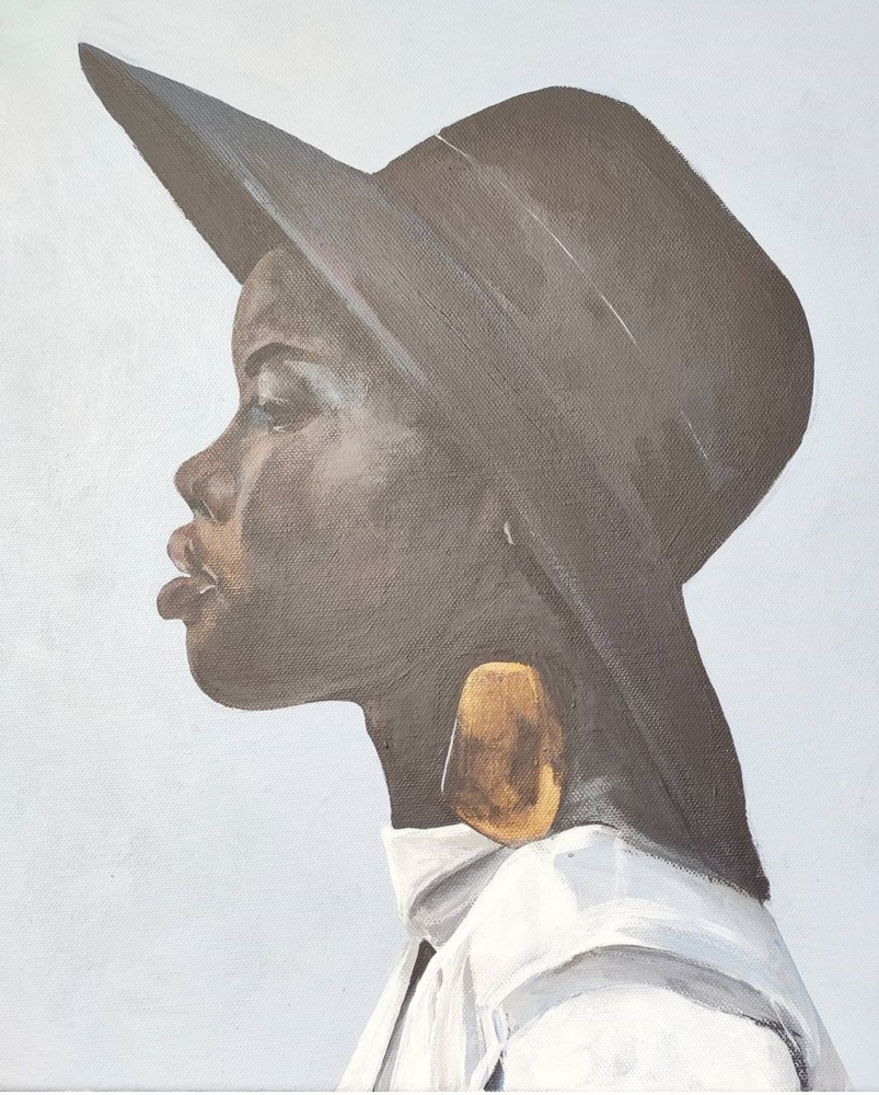 Sandra Nadaraya. Girl in a hat