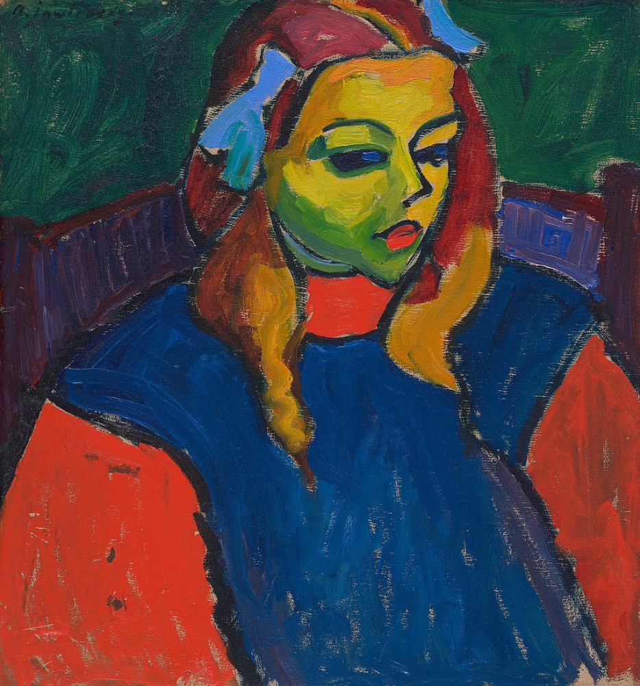 Alexej von Jawlensky. Chica con cara verde