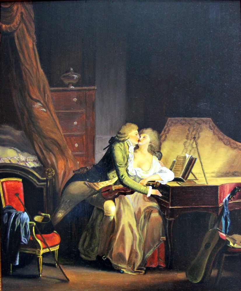 Lyudmila Nikolaevna Yevtushenko. "Prelude", Copy of painting by Louis Leopold Boilly