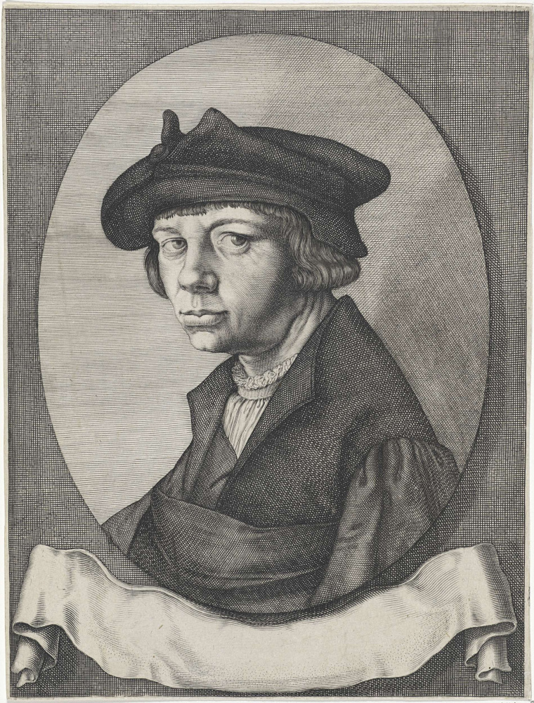 Lucas van Leiden (Luke of Leiden). Self-portrait
