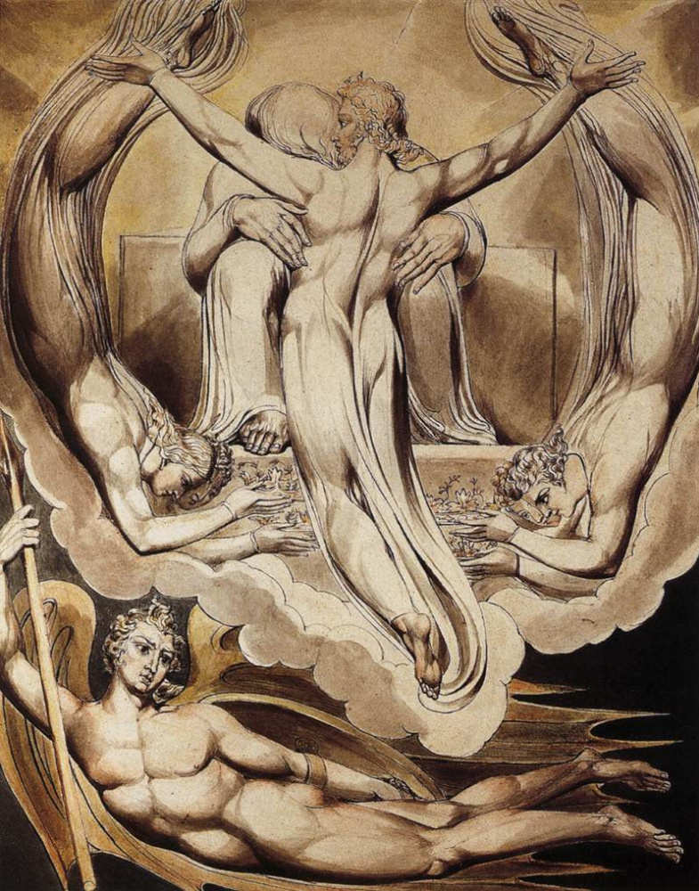 William Blake. Christ atones for the sins of mankind