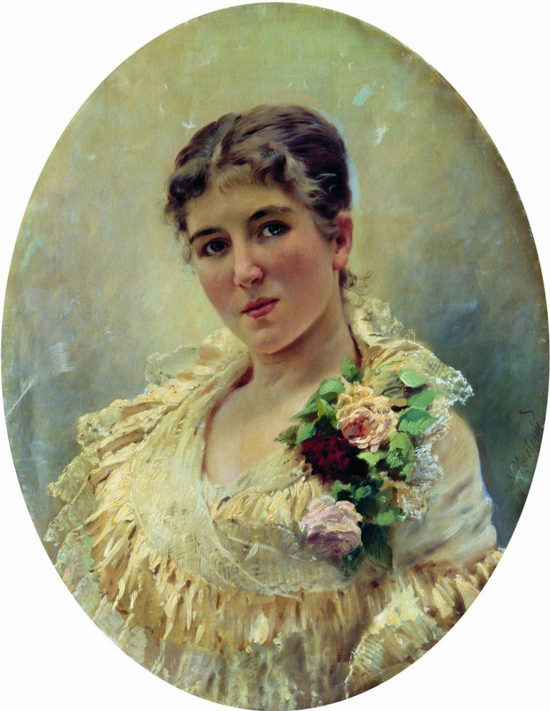 Konstantin Makovsky. Female portrait