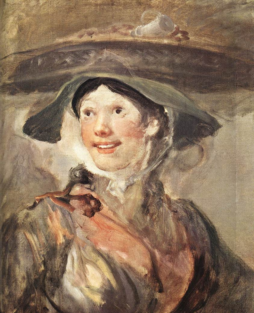 William Hogarth. The girl with the shrimp