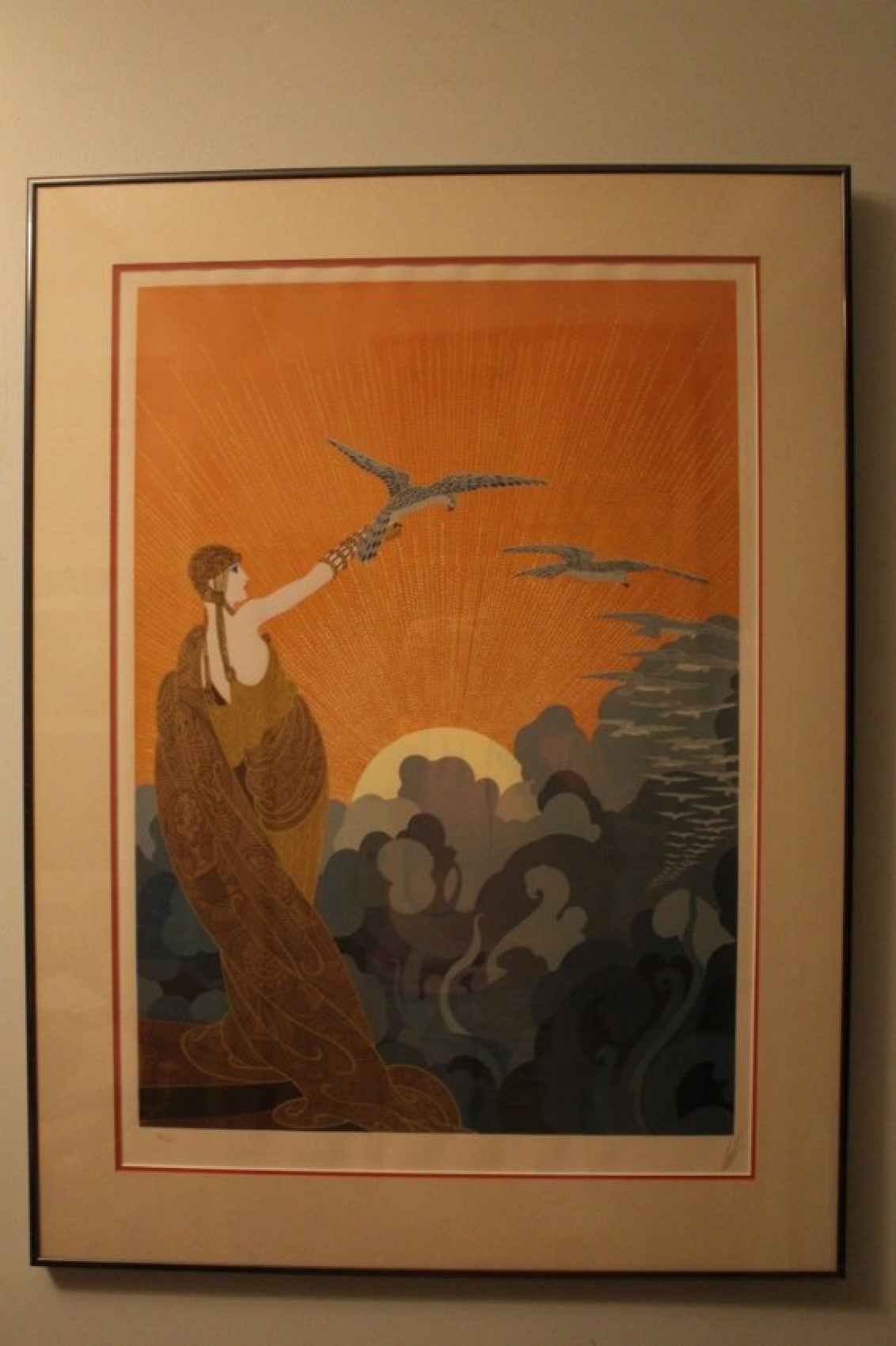 Wings of victory, 1978, 59×80 cm by Romain Tirtoff: History