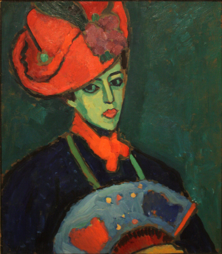 Alexej von Jawlensky. Shokko in a red hat