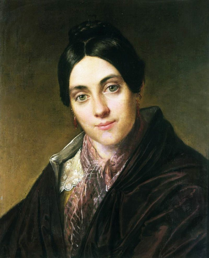 Vasily Tropinin. Portrait Of L. K. Makovskaya