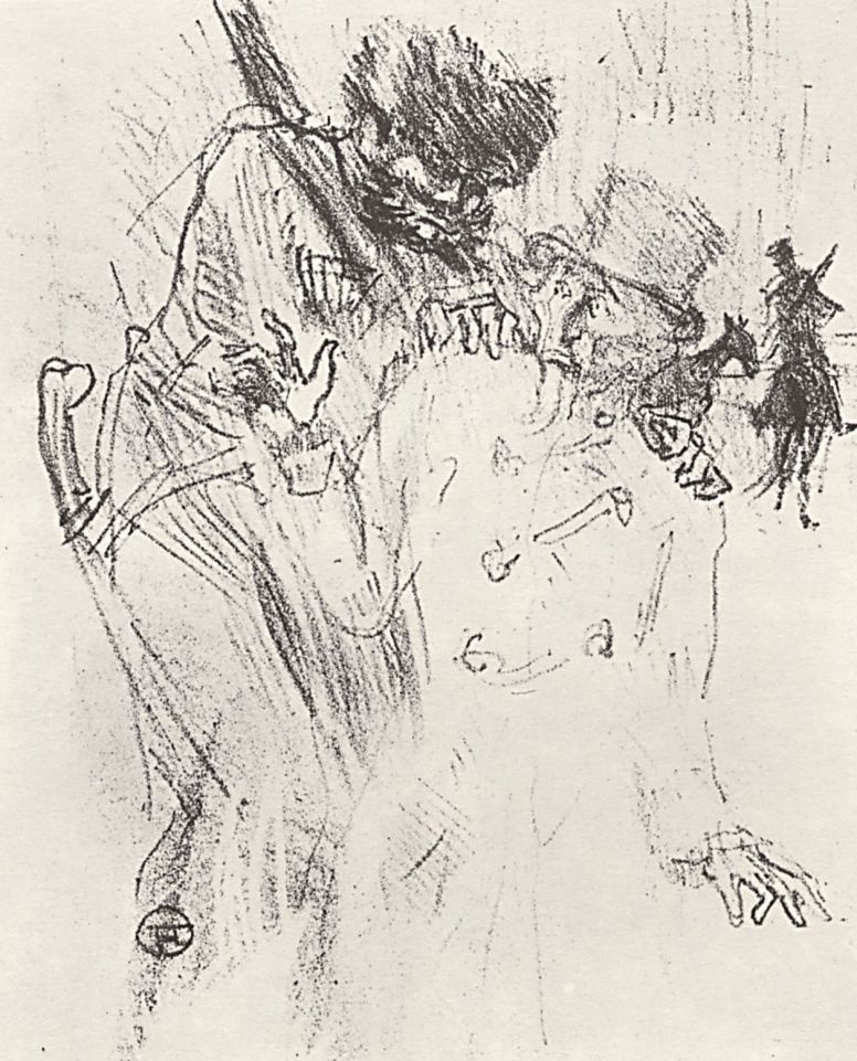 Henri de Toulouse-Lautrec. From Au Pied du Sinai written by Georges Clemenceau