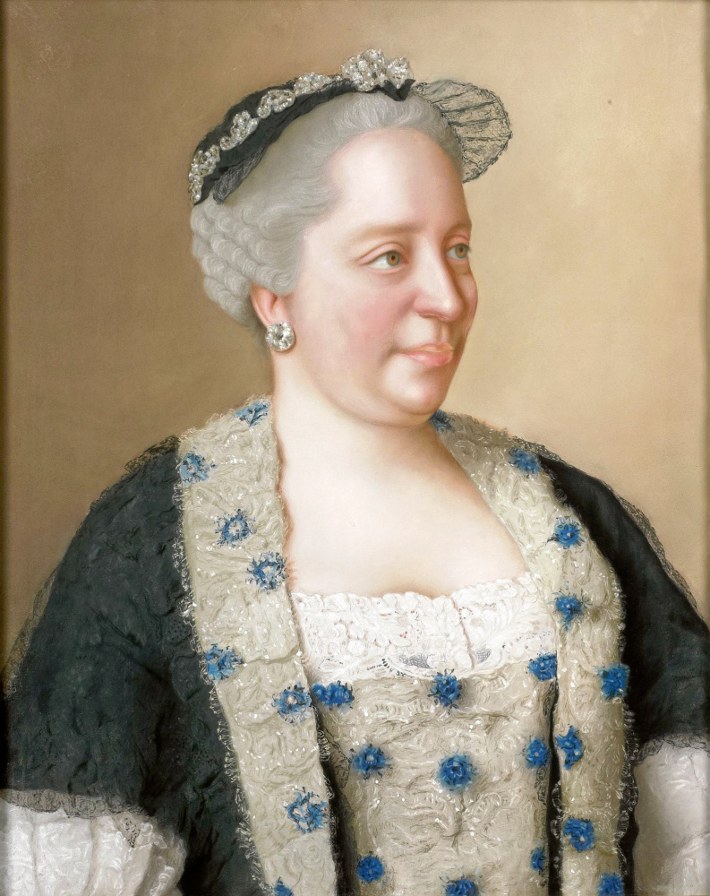 Jean-Etienne Liotard. Portrait of the Empress Maria Theresa