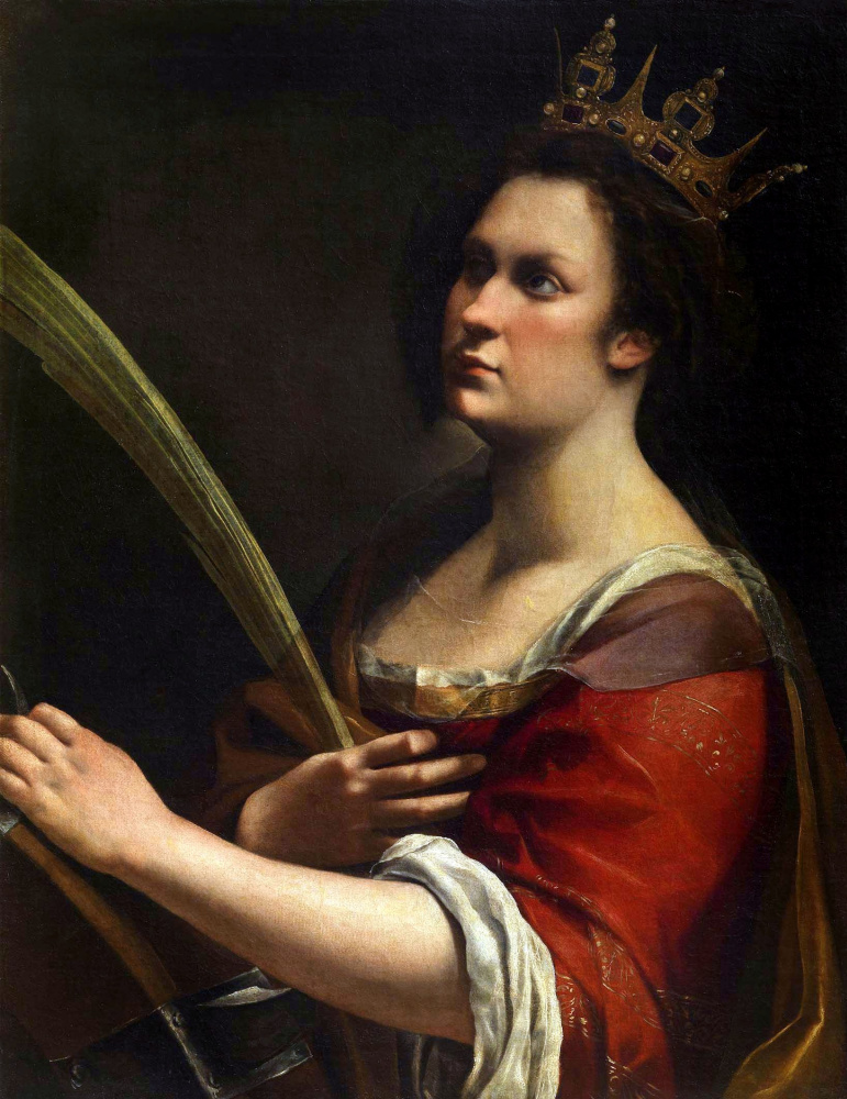 Artemisia Gentileschi. Saint Catherine of Alexandria