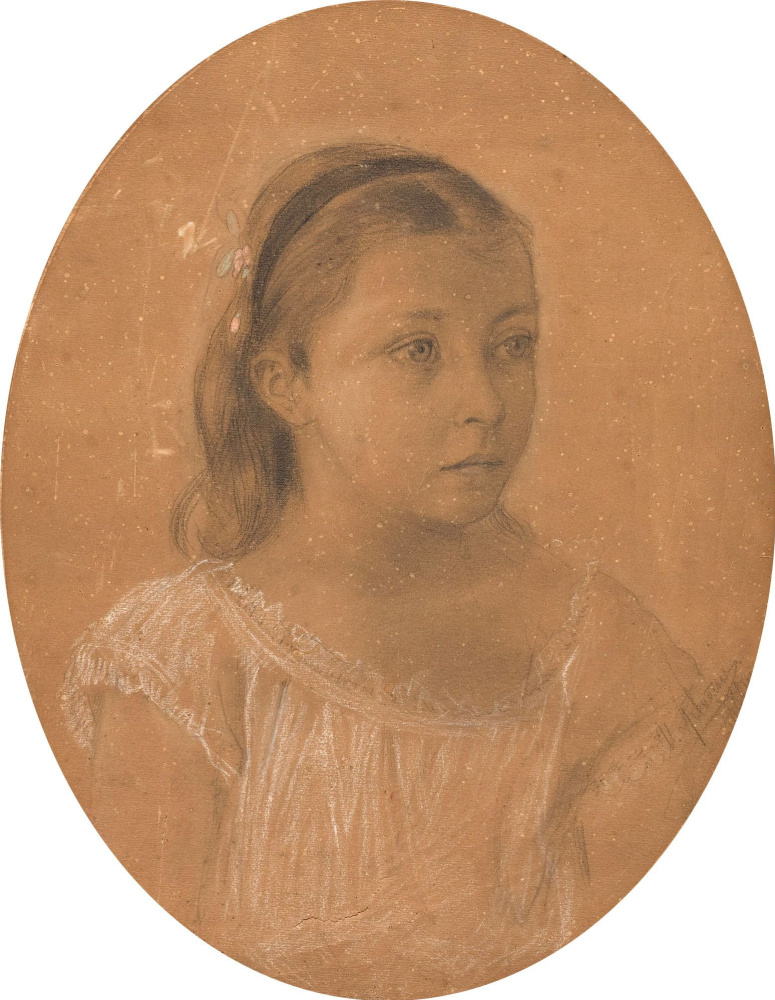 Isaac Levitan. Portrait Of Lena Nenarokov