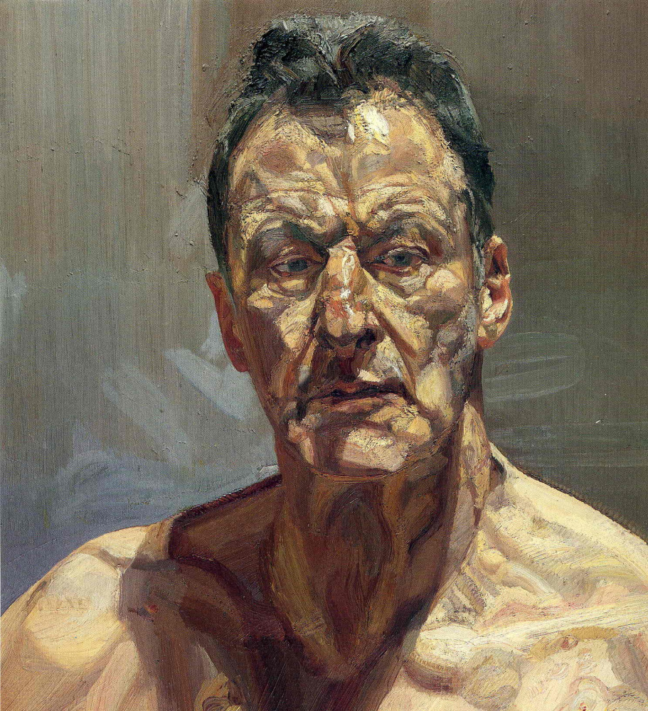 Lucien Freud. Reflection