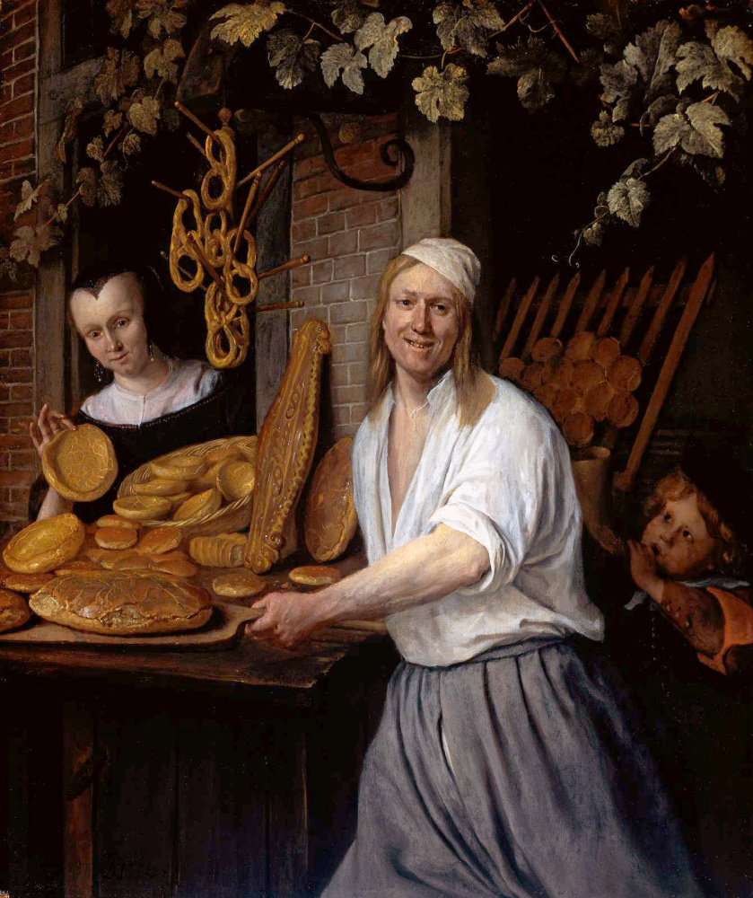 Jan Steen. The Leiden Baker arent, Ostwald and his wife Katherine, Kaysersberg