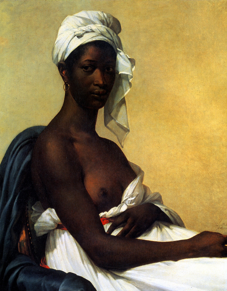 Marie Guillemin Benoit. Portrait of a black woman