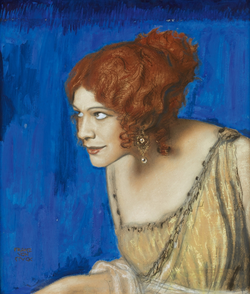 Franz von Stuck. Tilla Durie in the form of Circe. 1913