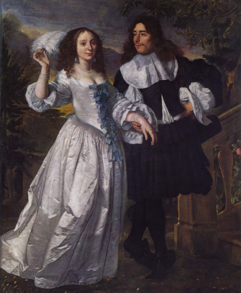 Bartholomeus van der Gelst. Patrician couple