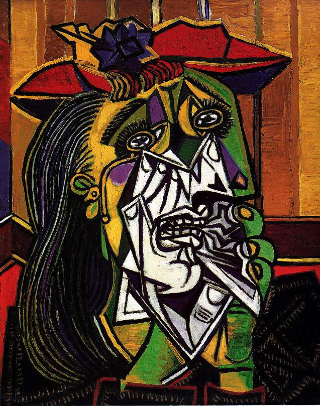 Pablo Picasso. Crying woman