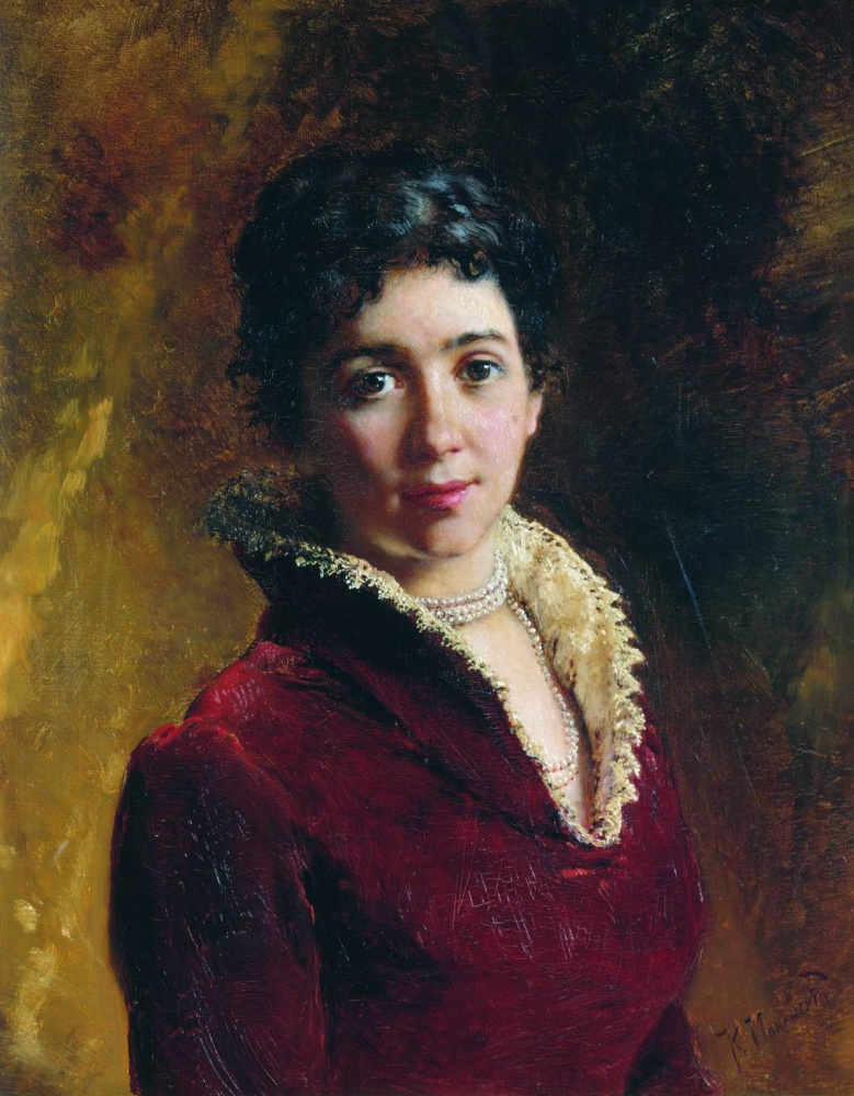 Konstantin Makovsky. Female portrait