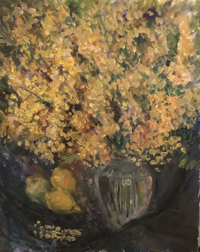 Victoria Malshakova. Mimosa and lemons