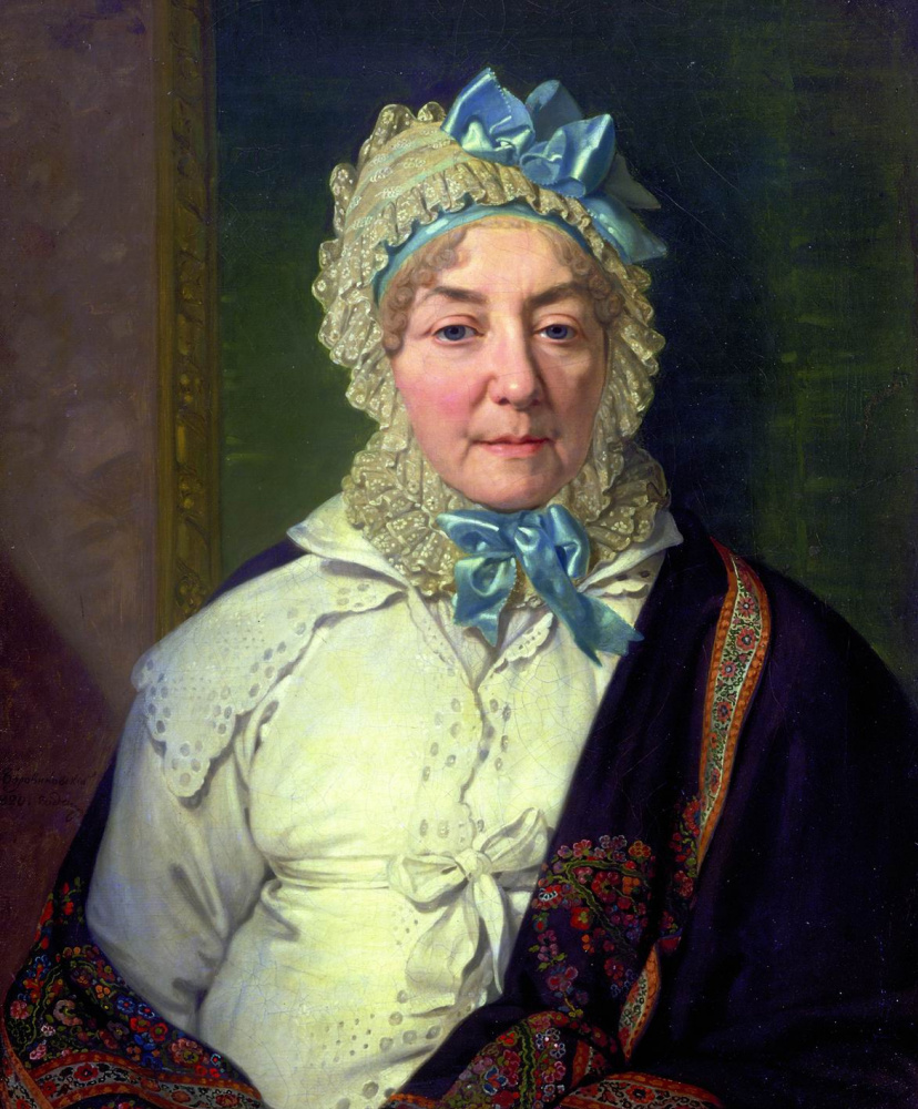 Vladimir Borovikovsky. Portrait Of Catherine Ancharovoj.