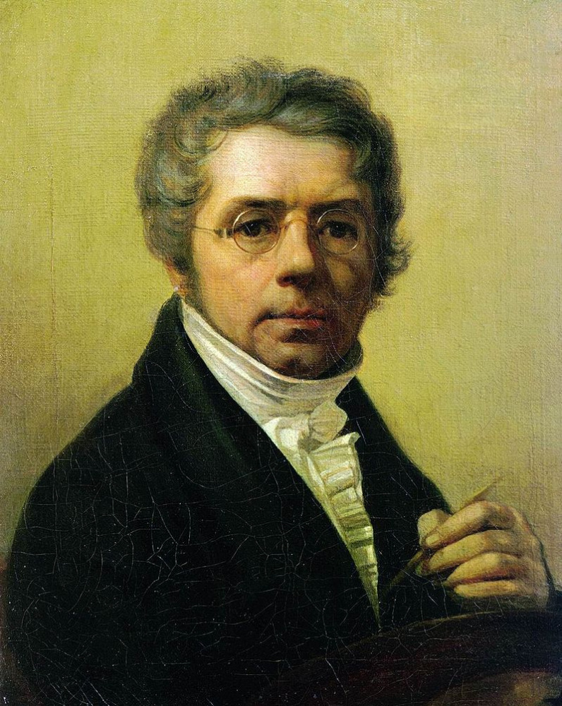 Alexey Gavrilovich Venetsianov. Self portrait (version II)