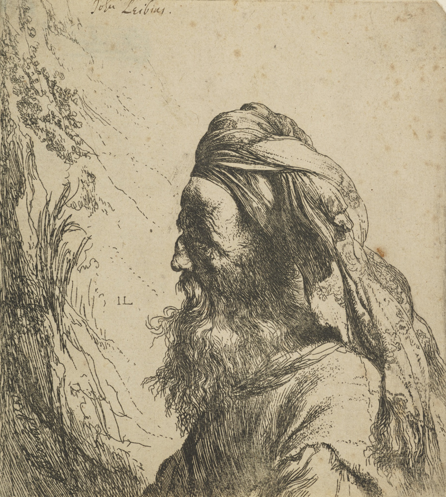 Jan Lievens. Portrait of man in turban