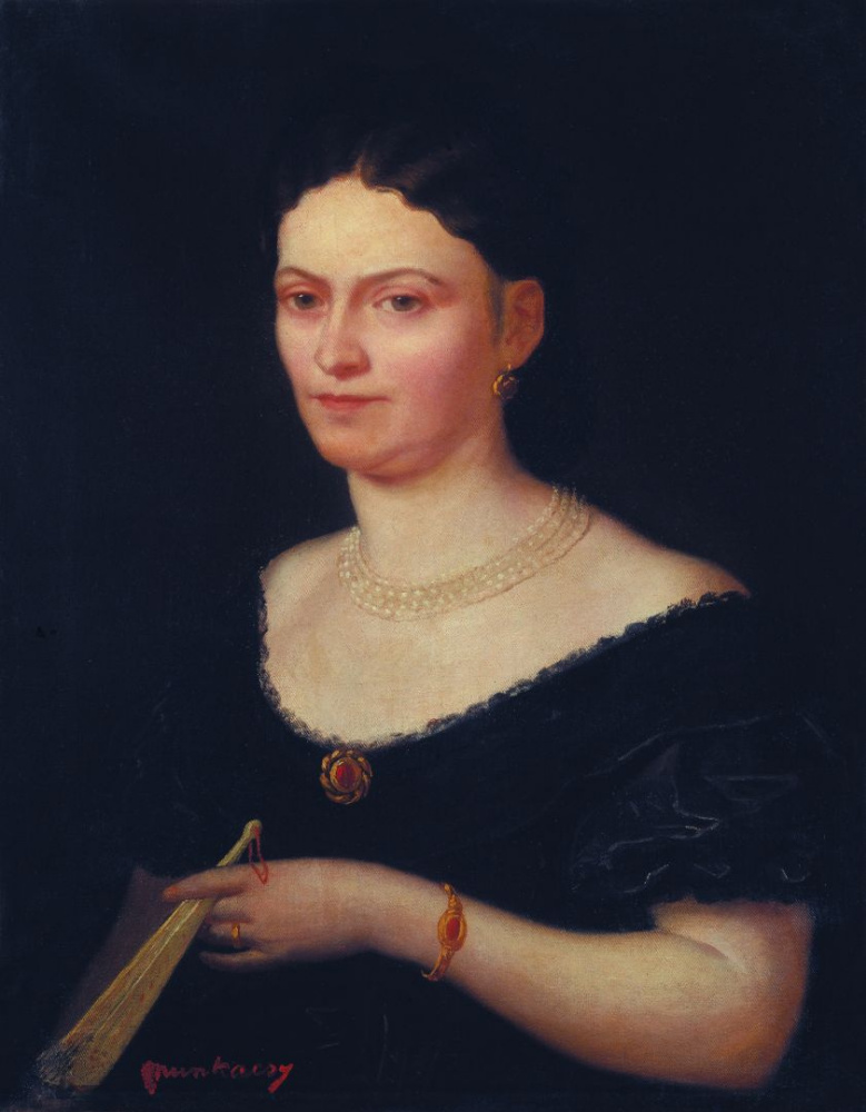 Mihály Munkácsy. Portrait of Rosalia Hacker, Mrs. Janos, Agnesi