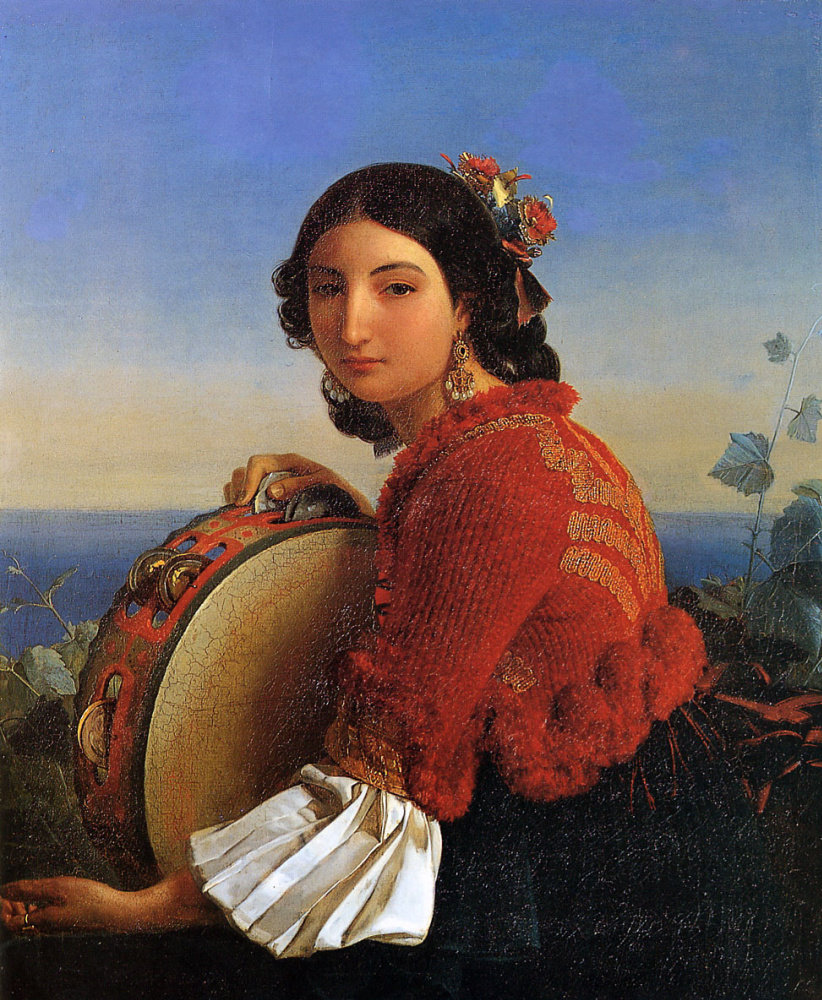 Leopold Robert. The girl from Sorrento