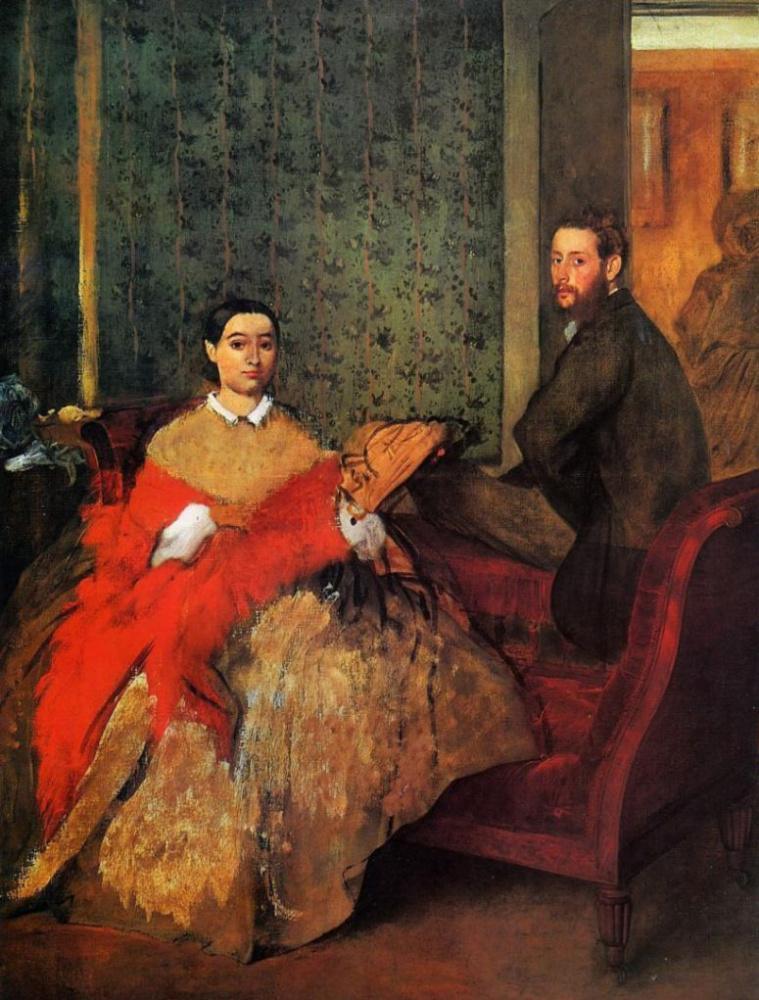 Edgar Degas. Edmond and Theresa Morbilli