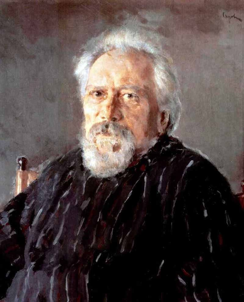 Valentin Aleksandrovich Serov. Portrait of writer N. S. Leskov