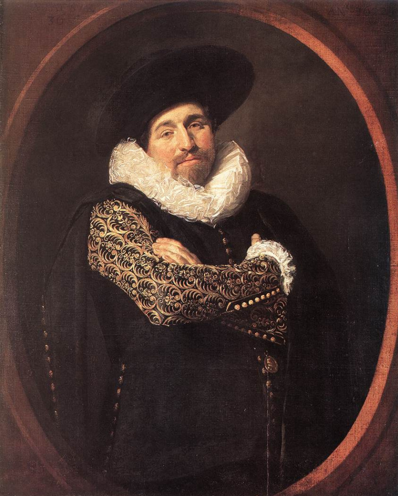 Frans Hals. Portrait of a man. Possibly Isaac Massa